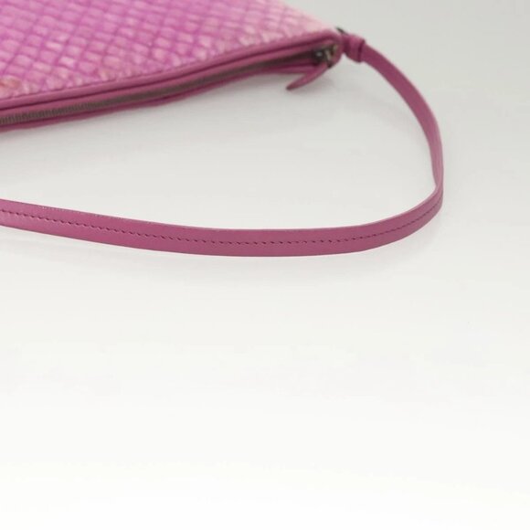 BOTTEGA VENETA Shoulder Bag Velor Purple Auth 120966 - Picture 8 of 16